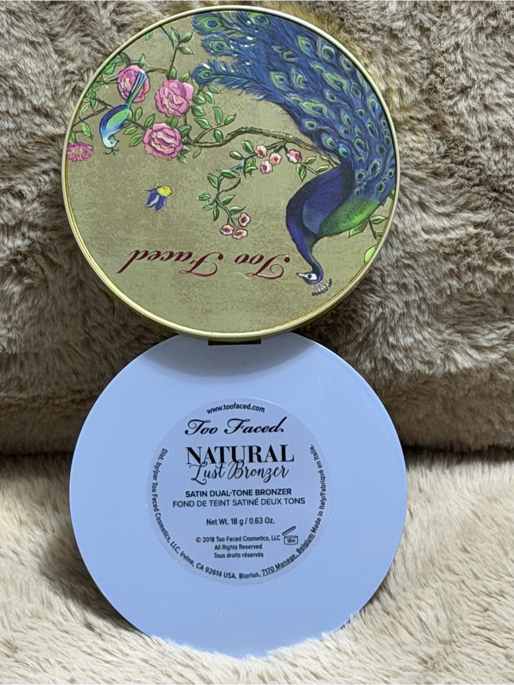 Too Faced Natural Lust Bronzer in Gold and Pink Floral Packaging - Picture 5 of 5